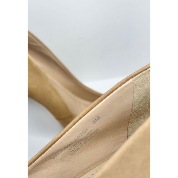 Steve Madden Shoes Womens Size 8 Tan Pointed Toe Pumps Smooth‎ Suede Upper - Picture 8 of 10
